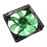 Cooltek CT120LG système de refroidissement d’ordinateur Boitier PC Ventilateur 12 cm Noir, Vert