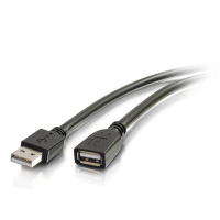 C2G 39011 USB cable USB 2.0 9.75 m USB A Black
