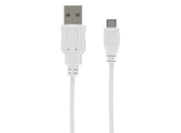 DLH CABLE USB-A VERS MICRO USB BLANC 1M