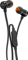 JBL T290 Headset Wired In-ear Calls/Music Black