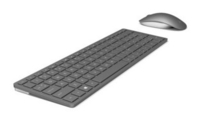 HP 859453-BB1 tastiera Mouse incluso Ufficio RF Wireless Ebraico Nero