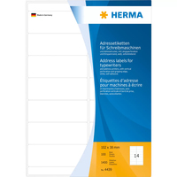 HERMA 4439 etiqueta para dirección Blanco