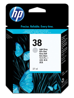 HP 38 ink cartridge 1 pc(s) Original Standard Yield Light grey