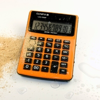 Olympia LCD 1000P számológép Asztali Alap számológép Fekete, Narancssárga