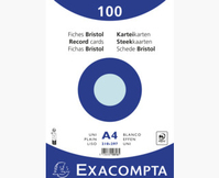 Exacompta 10316E indexkaart Blauw 100 stuk(s)