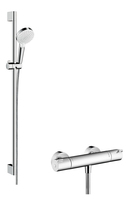 Hansgrohe Crometta Duschsystem Chrom, Weiß