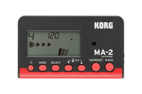 Korg MA-2 30 - 252 BPM Digitales Metronom Schwarz, Rot
