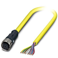 Phoenix Contact 1406104 kábel érzékelőhöz és működtető szervhez 5 M Sárga
