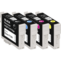 BASETech 1617,4050-126 inktcartridge Compatibel Zwart, Cyaan, Magenta, Geel 4 stuk(s)