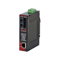 Red Lion SL-2ES-2SC hálózati kapcsoló Beállítást nem igénylő (unmanaged) Fast Ethernet (10/100) Fekete, Vörös