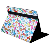 SilverHT Funda Universal Estampada 9"-11" Cool Candy blanco puntos azules