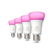 Philips Hue White and Color ambiance A60 - E27 slimme lamp - 800 (4-pack)