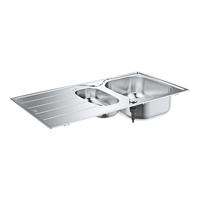 GROHE K200 60-S Top-mounted sink Rectangular Stainless steel