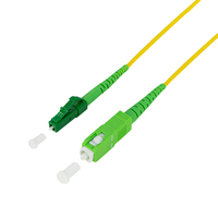 LogiLink FPSLS10 Glasvezel kabel 10 m SC LC OS2 Geel