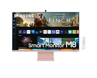 Samsung LS32BM80PUUXXU computer monitor 81.3 cm (32") 3840 x 2160 pixels 4K Ultra HD Pink, White