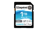 Kingston Technology 1TB SDXC Canvas Go Plus 170R C10 UHS-I U3 V30