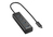 Sharkoon 4044951019014 Schnittstellen-Hub USB 3.2 Gen 1 (3.1 Gen 1) Type-C 5000 Mbit/s Schwarz
