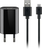 Goobay Micro-USB Charger Set (5 W), 1.0 A, 1m cable, black, Europlug (type C, CEE 7/16), ABS