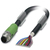 Phoenix Contact 1430064 cable para sensor y actuador 5 m M12 Negro