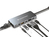 Conceptronic DONN22G dokkoló állomás és port replikátor Vezetékes USB 3.2 Gen 2 (3.1 Gen 2) Type-C Szürke