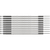 Brady SCN-05-GRS soporte para manguito de identificación de conductor Negro, Blanco Nylon 300 pieza(s)