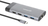 Manhattan 130714 laptop dock & poortreplicator Bedraad USB 3.2 Gen 2 (3.1 Gen 2) Type-C Grijs