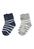 Sterntaler 8111920 Männlich Crew-Socken Blau, Grau 2 Paar(e)