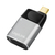 LogiLink CUA0203 tussenstuk voor kabels USB Type-C HDMI Type A (Standaard) Zwart, Grijs