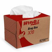 Kleenex-Putztuch Wypall X70, Nr. 8296, weiß 1-lagig, gepr., Brag-Box à 200 Tücher., 28,2 x 42,6 cm