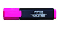 Zakreślacz fluorescencyjny OFFICE PRODUCTS, 1-5mm (linia), zawieszka, różowy