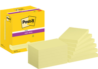 Karteczki samoprzylepne POST-IT® Super Sticky (655-S), 127x76mm, 12x90 kartek, jaskrawo żółte