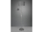 LED Stehleuchte Flexarm mit Leselicht Silber & Stoffschirme Grau - Höhe 160cm
