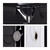 Relaxdays Kleiderschrank Stecksystem, 12 Fächer, Kunststoff, großer Garderobenschrank m. Muster, 145,5x145,5 cm, schwarz