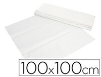 Mantel de Papel Blanco en Hojas 100X100 cm Caja de 400