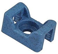 Befestigungssockel, Polypropylen, blau, (L x B x H) 17.02 x 11.1 x 8.38 mm