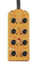 Lumberg Automation ASB 8/LED 5-4-331/5 M 60603 Érzékelő/működtető doboz, passzív M12 elosztó fém menettel 1 db