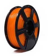 PLA 3D filament 2.85mm Transparent Orange 1 KG spool Improved tenacity. Non toxic. Bio-degradable Transparent Orange 1 KG spool 3D-Filamente