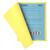 100er Packung Aktendeckel A4 SUPER 210 24x32cm 5-farben - Kanariengelb