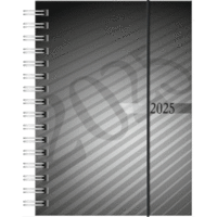 Taschenkalender perfect/Technik I 10x14cm 1 Woche/2 Seiten PP-Einband anthrazit 2025
