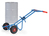 fetra® Fasskarre, für 200-Liter-Fässer, 300 kg Tragkraft, Lufträder