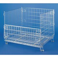 Hypacage® stackable mesh pallet cages - Standard duty - 1000 x 1200 x 1000mm