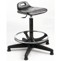 Posture stool with adjustable footring,seat height 580-800mm