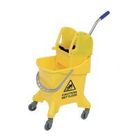 31L Deluxe mobile mop bucket with ringer