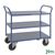 Kongamek extra-wide reversible steel tray or shelf trolleys