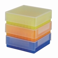 Kryoboxen PP 81 Well autoklavierbar | Farbe: Blau Grün Pink Gelb Orange