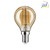 LED Filament Tropfen P45, 230V, E14, 2.6W 2500K 260lm, Goldglas klar