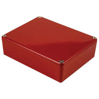 Hammond 1590BBRD Aluminium 'Stomp Box' Enclosure Red (119 x 94 x 34mm)
