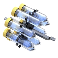 Piattaforma a rulli 8 provette (50ml) Inclinazione di 5° per una maggiore omogeneità di miscelazione