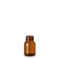 50ml Wide-mouth bottles without closure soda-lime glass amber