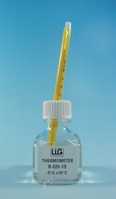 Termómetros estándar LLG Exact-Temp con relleno de alcohol rojo Rango de medición -5 ... 15°C